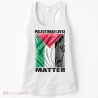 Palestinian Lives Matter Free Palestine Flag Palestinian Women's Tank Top thumb 0
