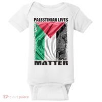 Palestinian Lives Matter Free Palestine Flag Palestinian Baby Bodysuit thumb 0