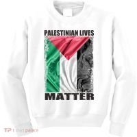 Palestinian Lives Matter Free Palestine Flag Palestinian Kids Sweatshirt thumb 0