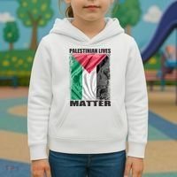 Palestinian Lives Matter Free Palestine Flag Palestinian Kids Hoodie thumb 3