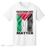 Palestinian Lives Matter Free Palestine Flag Palestinian Kids T-Shirt thumb 0