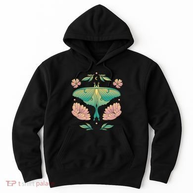 Pastel Luna Moth Butterfly Bug Insect Hoodie