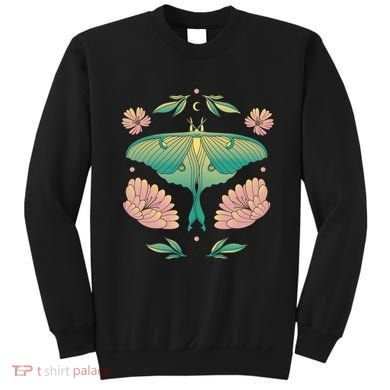 Pastel Luna Moth Butterfly Bug Insect Sweatshirt