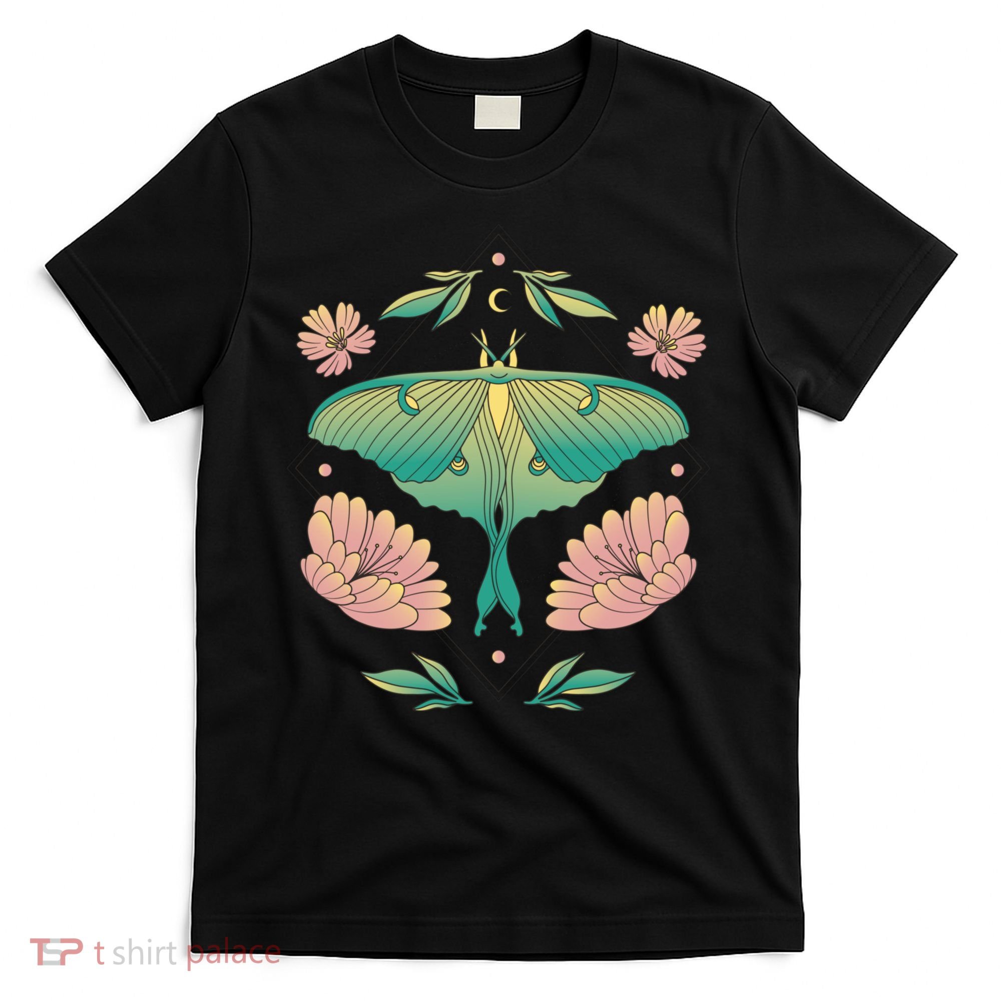 Pastel Luna Moth Butterfly Bug Insect T-Shirt