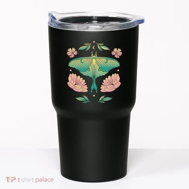 Pastel Luna Moth Butterfly Bug Insect Tumbler