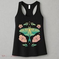 Pastel Luna Moth Butterfly Bug Insect Women's Tank Top thumb 3