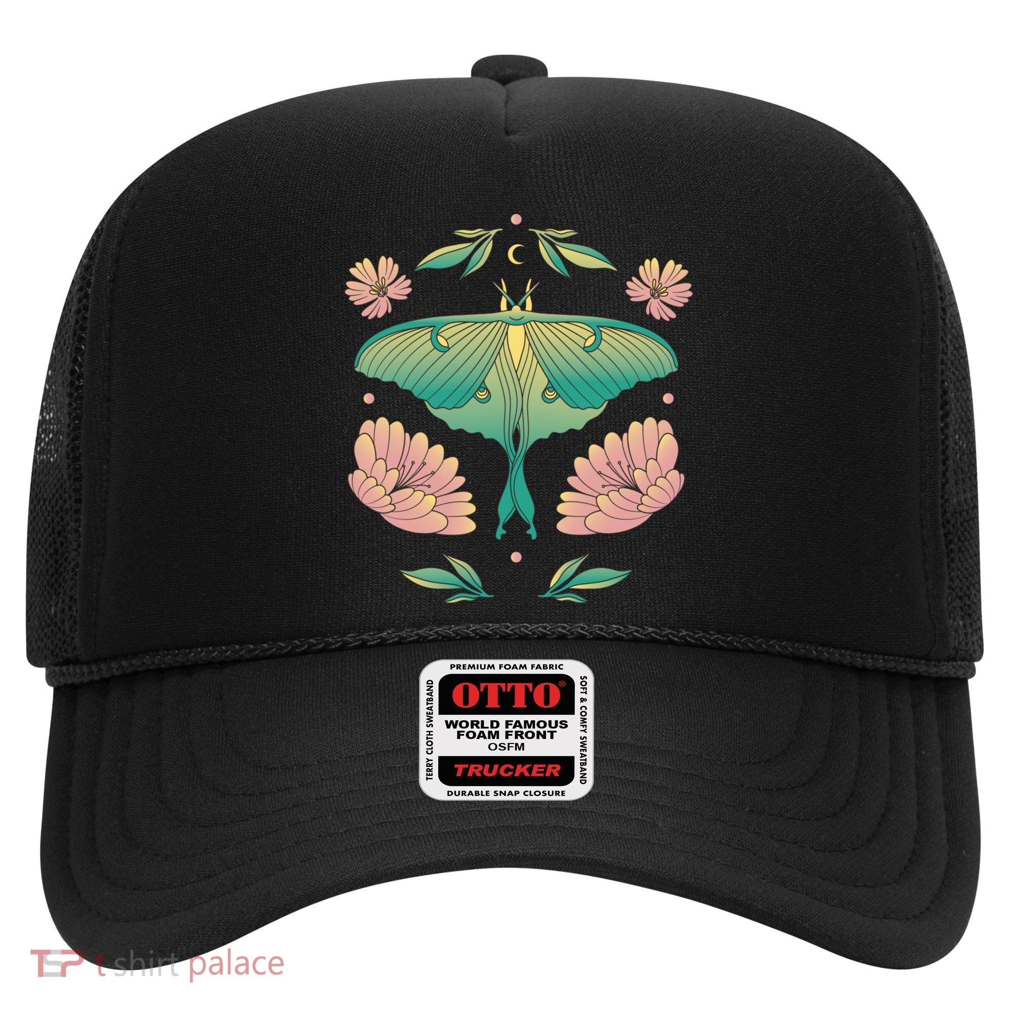 Pastel Luna Moth Butterfly Bug Insect Hat