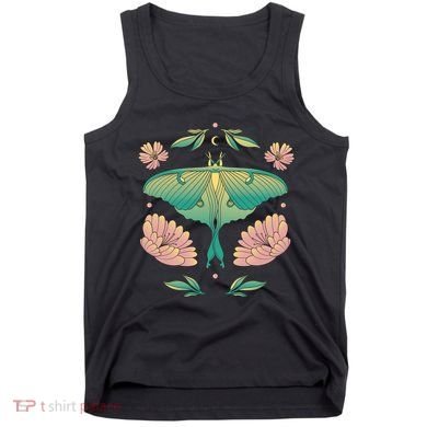 Pastel Luna Moth Butterfly Bug Insect Tank Top