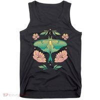 Pastel Luna Moth Butterfly Bug Insect Tank Top thumb 0