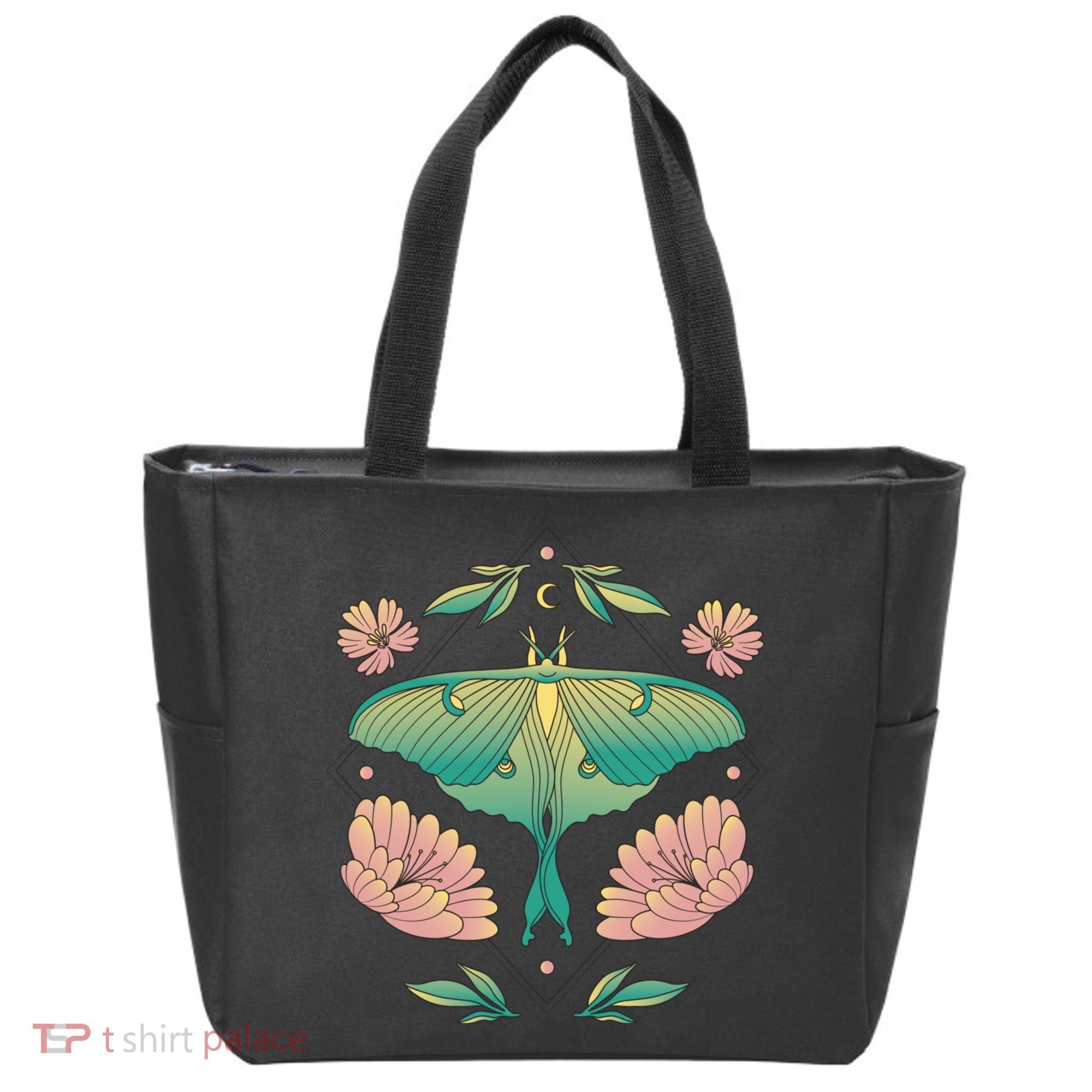Pastel Luna Moth Butterfly Bug Insect Tote Bag