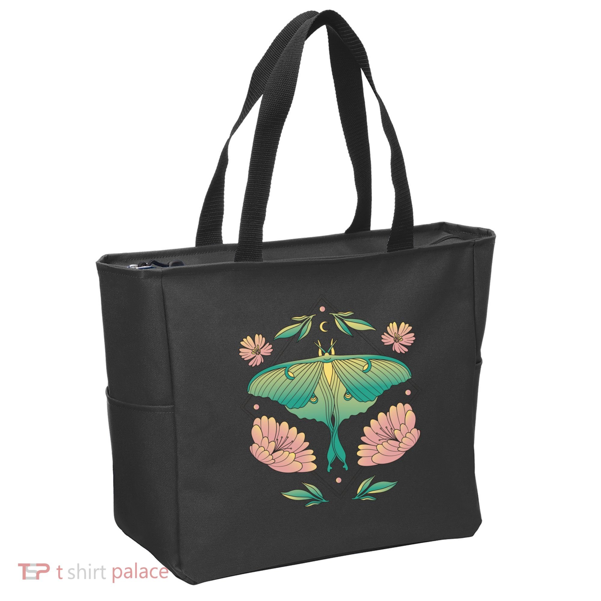 Pastel Luna Moth Butterfly Bug Insect Tote Bag