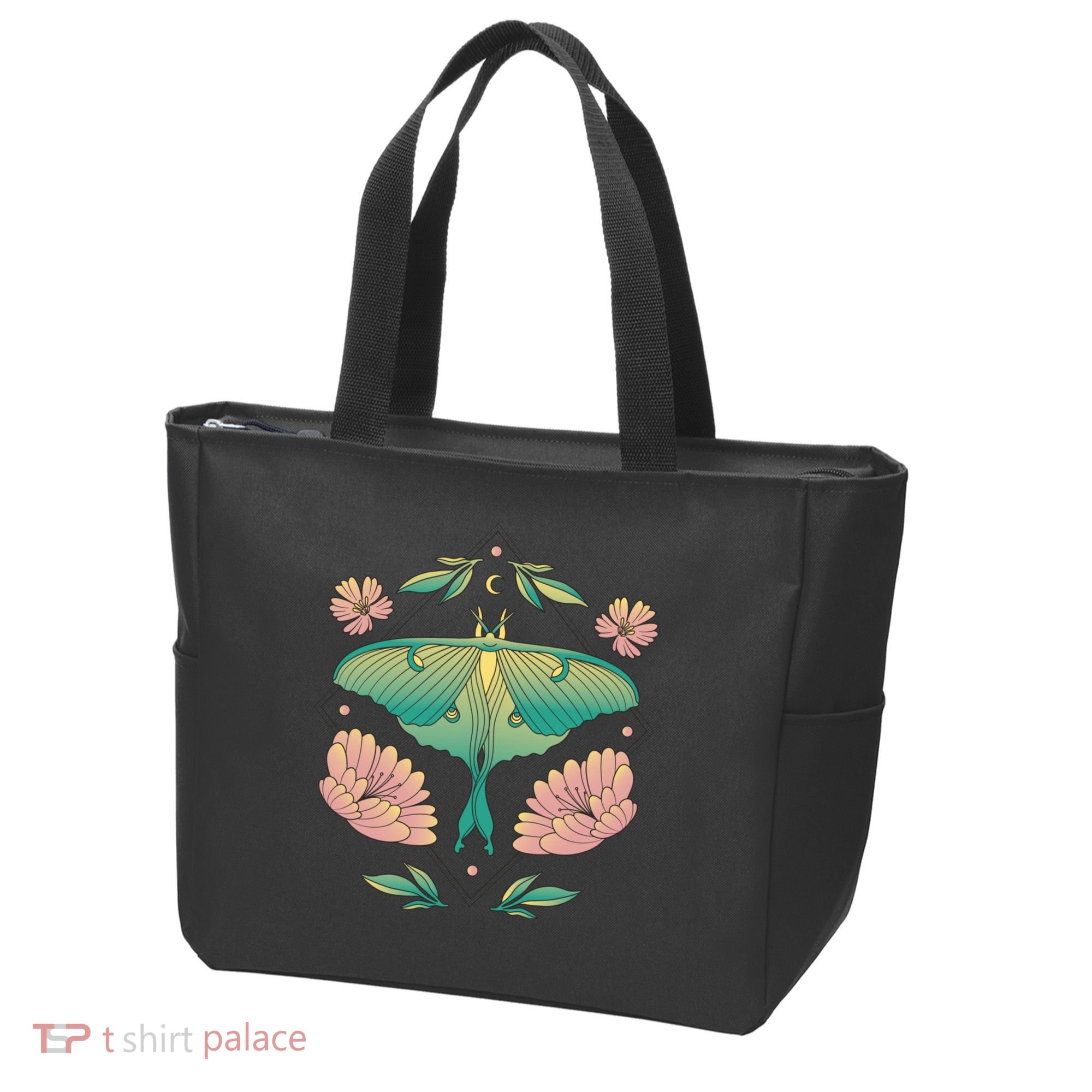 Pastel Luna Moth Butterfly Bug Insect Tote Bag