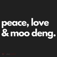 Peace Love & Moo Deng Women's Sweatshirt thumb 2