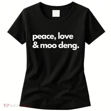 Peace Love & Moo Deng Women's T-Shirt