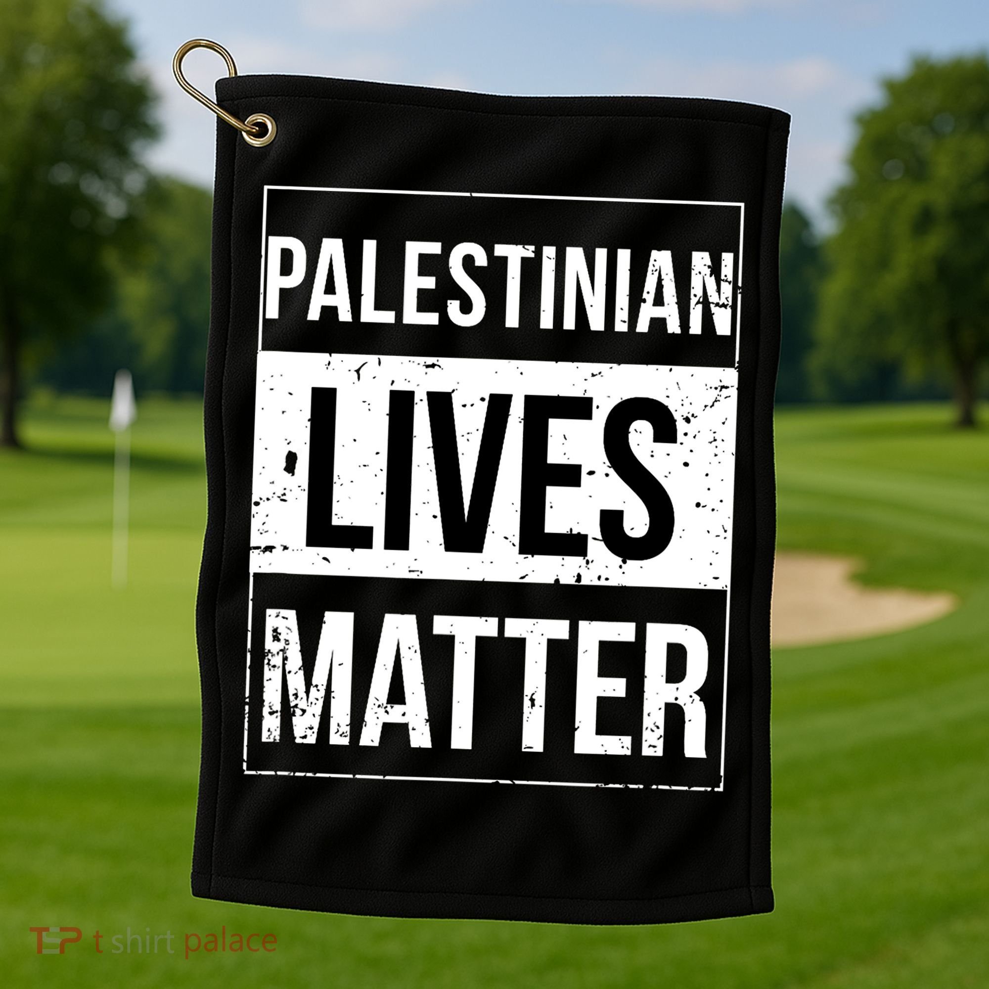 Palestinian Lives Matter Palestine Muslim Arabic Golf Towel