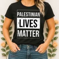 Palestinian Lives Matter Palestine Muslim Arabic Women's T-Shirt thumb 2