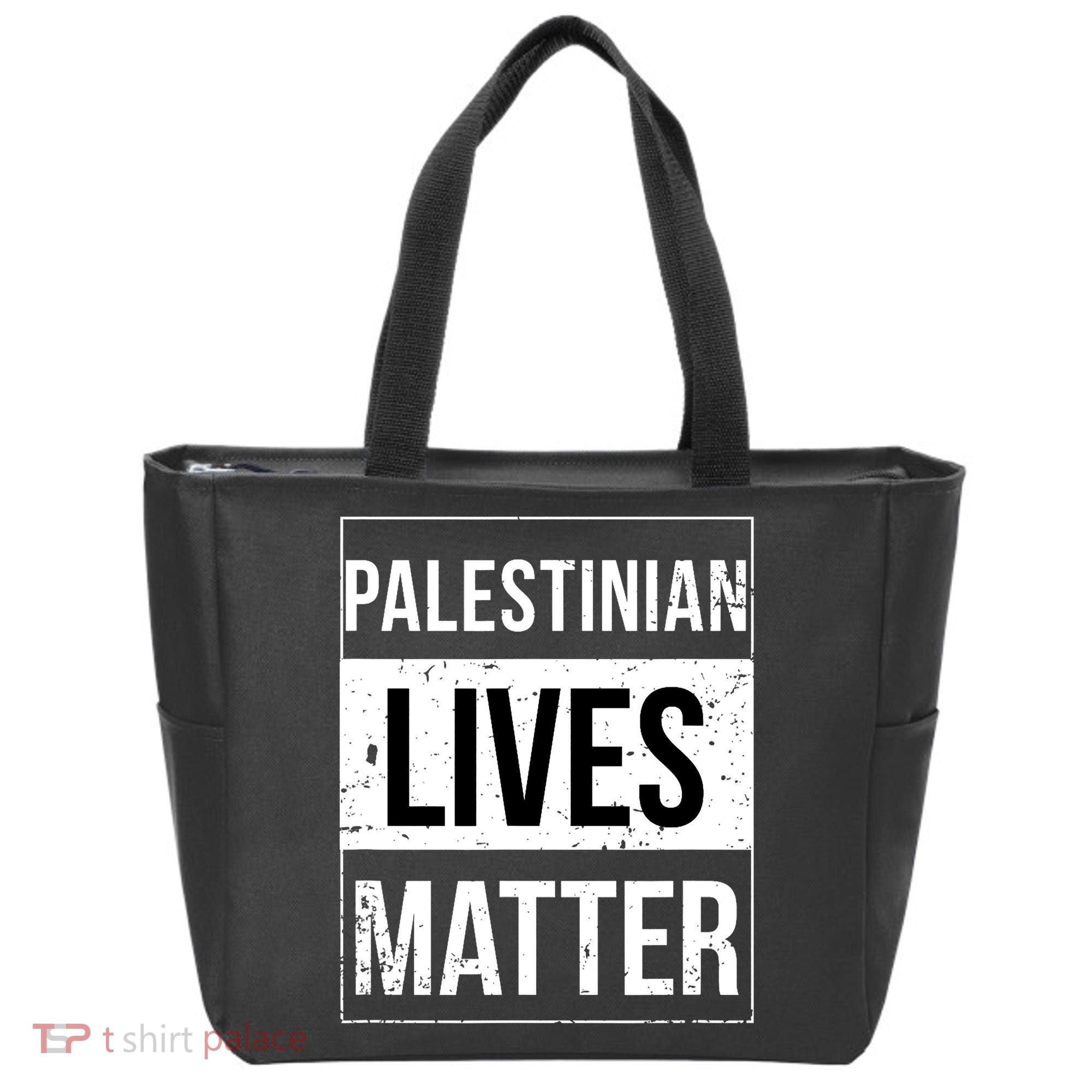 Palestinian Lives Matter Palestine Muslim Arabic Tote Bag