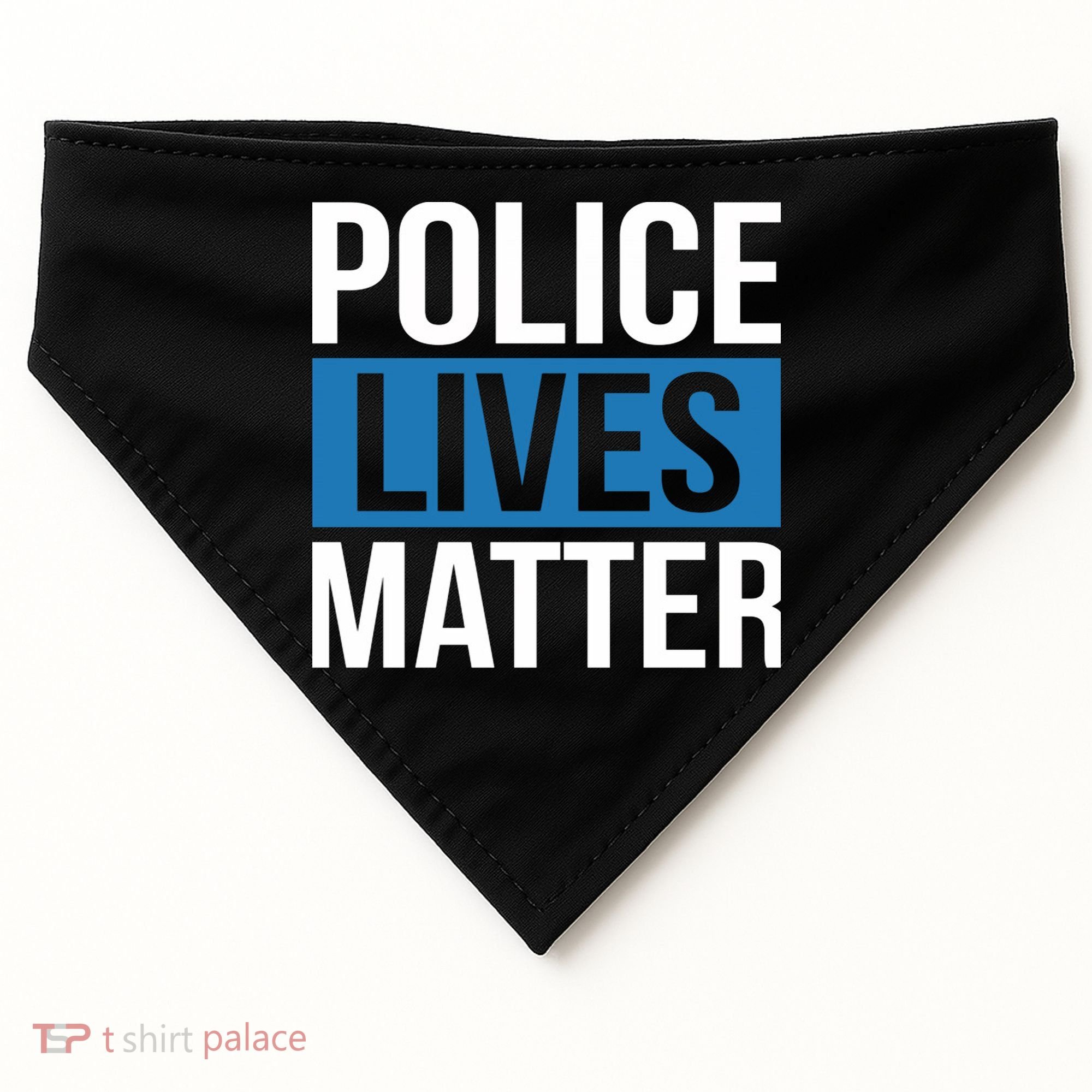 POLICE LIVES MATTER USA-Made Doggie Bandana
