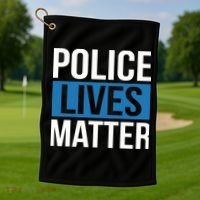 POLICE LIVES MATTER Golf Towel thumb 1