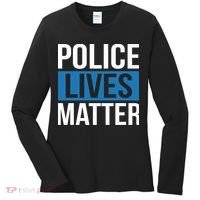 POLICE LIVES MATTER Women's Long Sleeve Shirt thumb 0