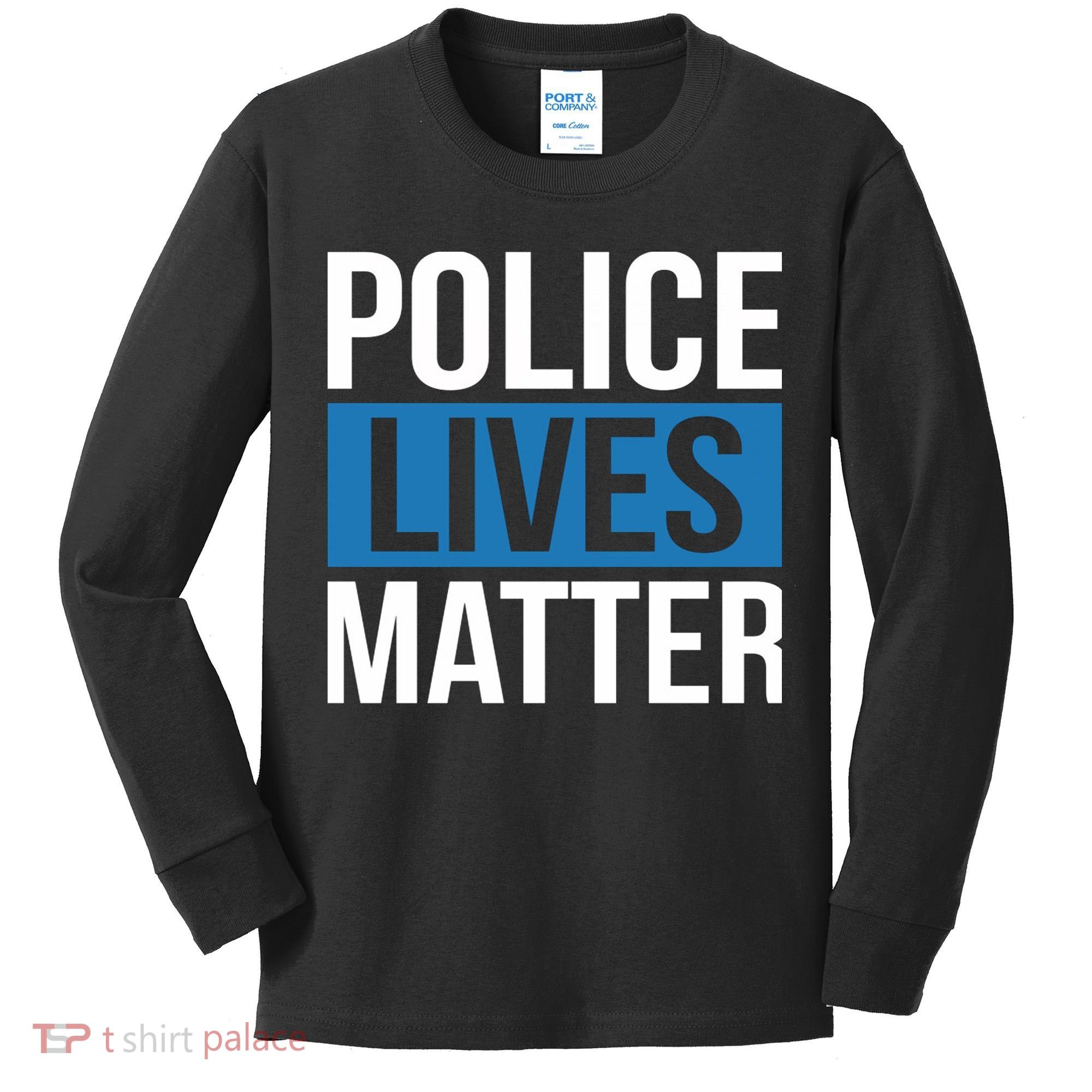 POLICE LIVES MATTER Kids Long Sleeve Shirt