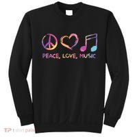Peace Love Music Hippie Sweatshirt thumb 0