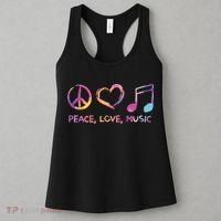 Peace Love Music Hippie Women's Tank Top thumb 3