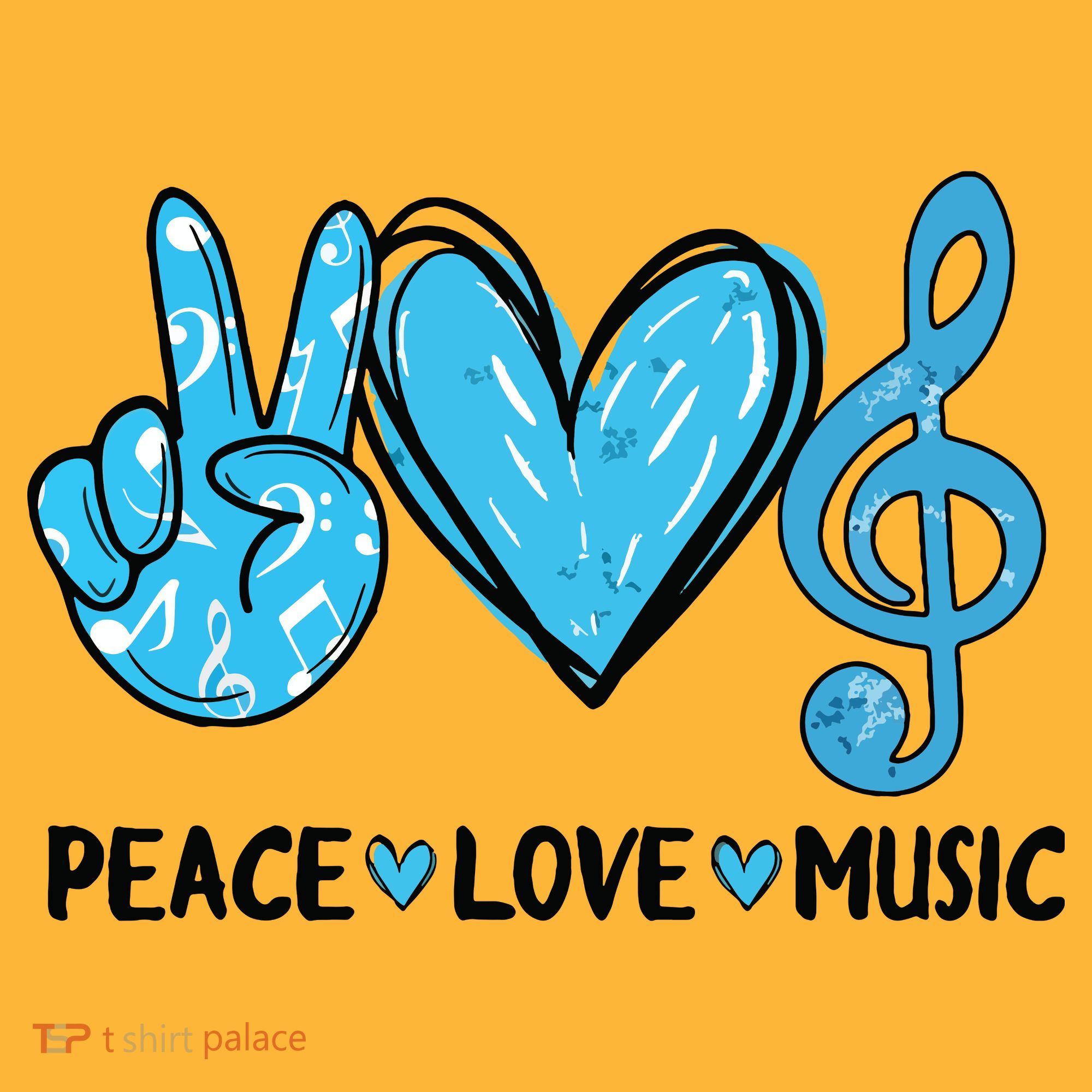 Peace Love Music Musica Note Cute Music Lovers Gifts Pom Pom 12in Knit Beanie