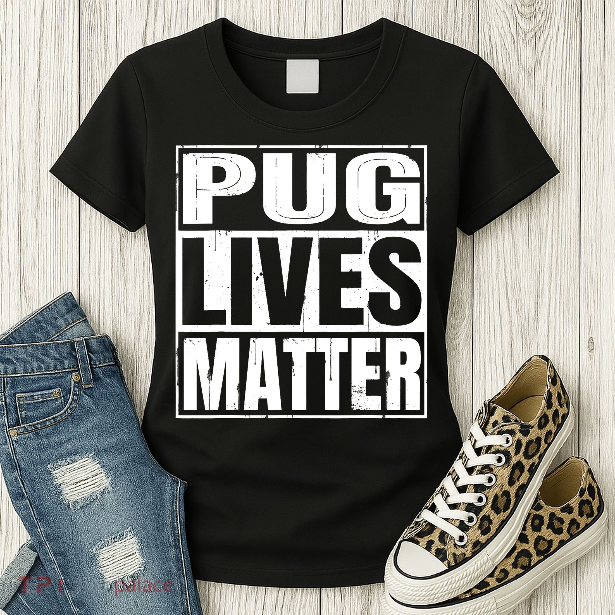 Pug Lives Matter Funny Dog Lover Gift TShirt Women's T-Shirt