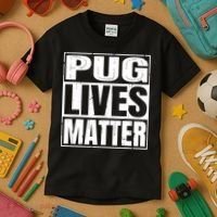 Pug Lives Matter Funny Dog Lover Gift TShirt Kids T-Shirt thumb 3