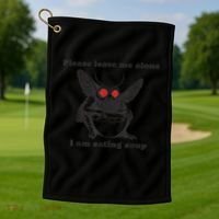 Please Leave Me Alone I Am Eating Soup Golf Towel thumb 1