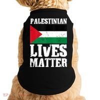 Palestinian Lives Matter Freedom Peace Palestine Flag Doggie Tank thumb 0