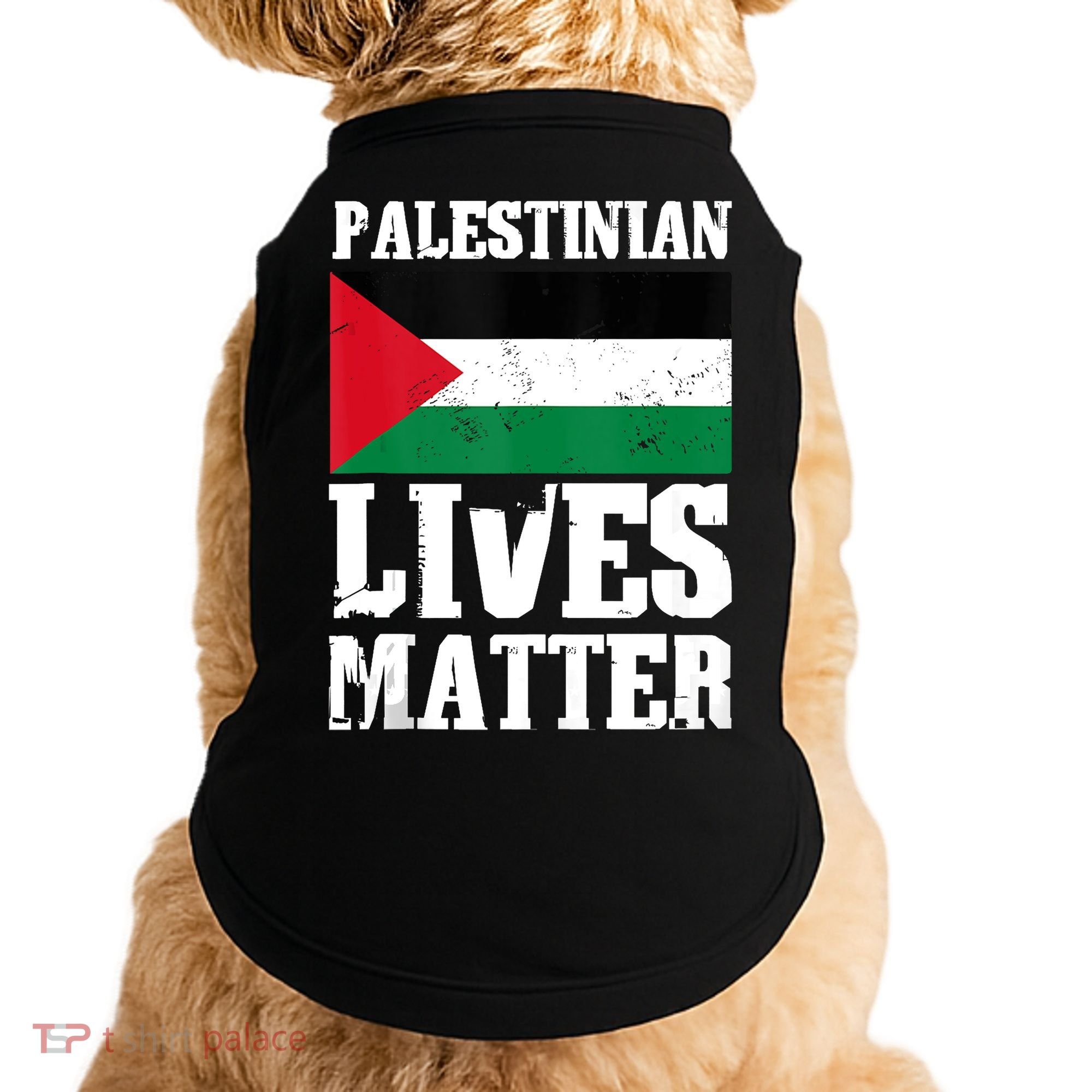 Palestinian Lives Matter Freedom Peace Palestine Flag Doggie Tank