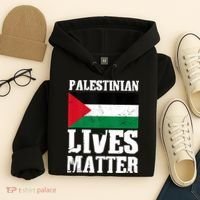 Palestinian Lives Matter Freedom Peace Palestine Flag Hoodie thumb 4