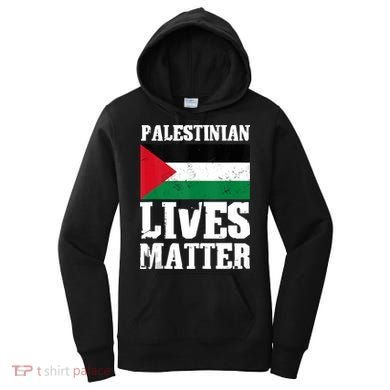 Palestinian Lives Matter Freedom Peace Palestine Flag Women's Hoodie
