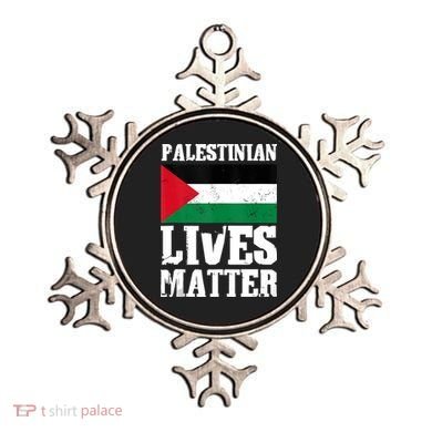 Palestinian Lives Matter Freedom Peace Palestine Flag Ornament