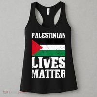Palestinian Lives Matter Freedom Peace Palestine Flag Women's Tank Top thumb 3