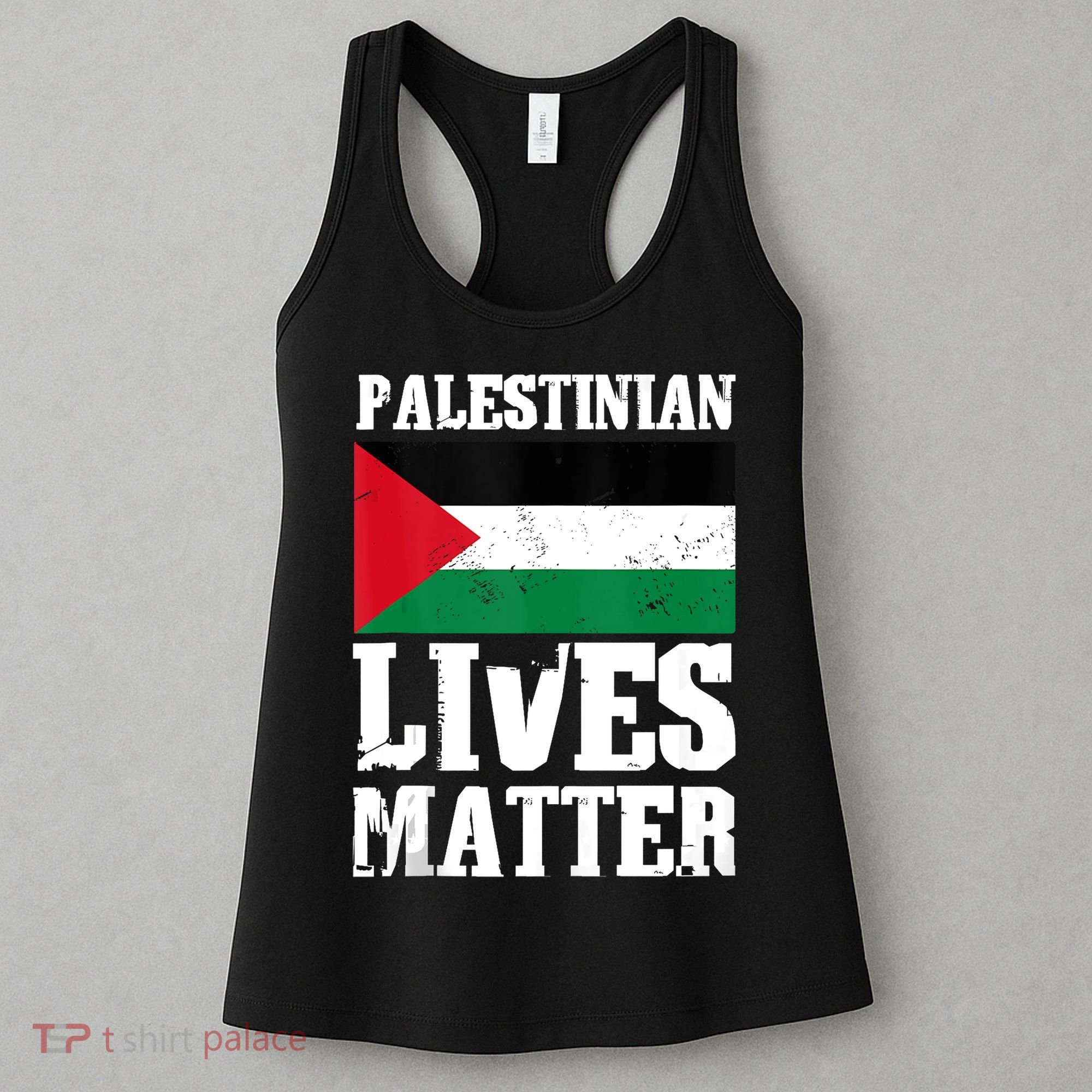 Palestinian Lives Matter Freedom Peace Palestine Flag Women's Tank Top