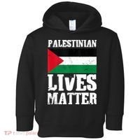 Palestinian Lives Matter Freedom Peace Palestine Flag Toddler Hoodie thumb 0