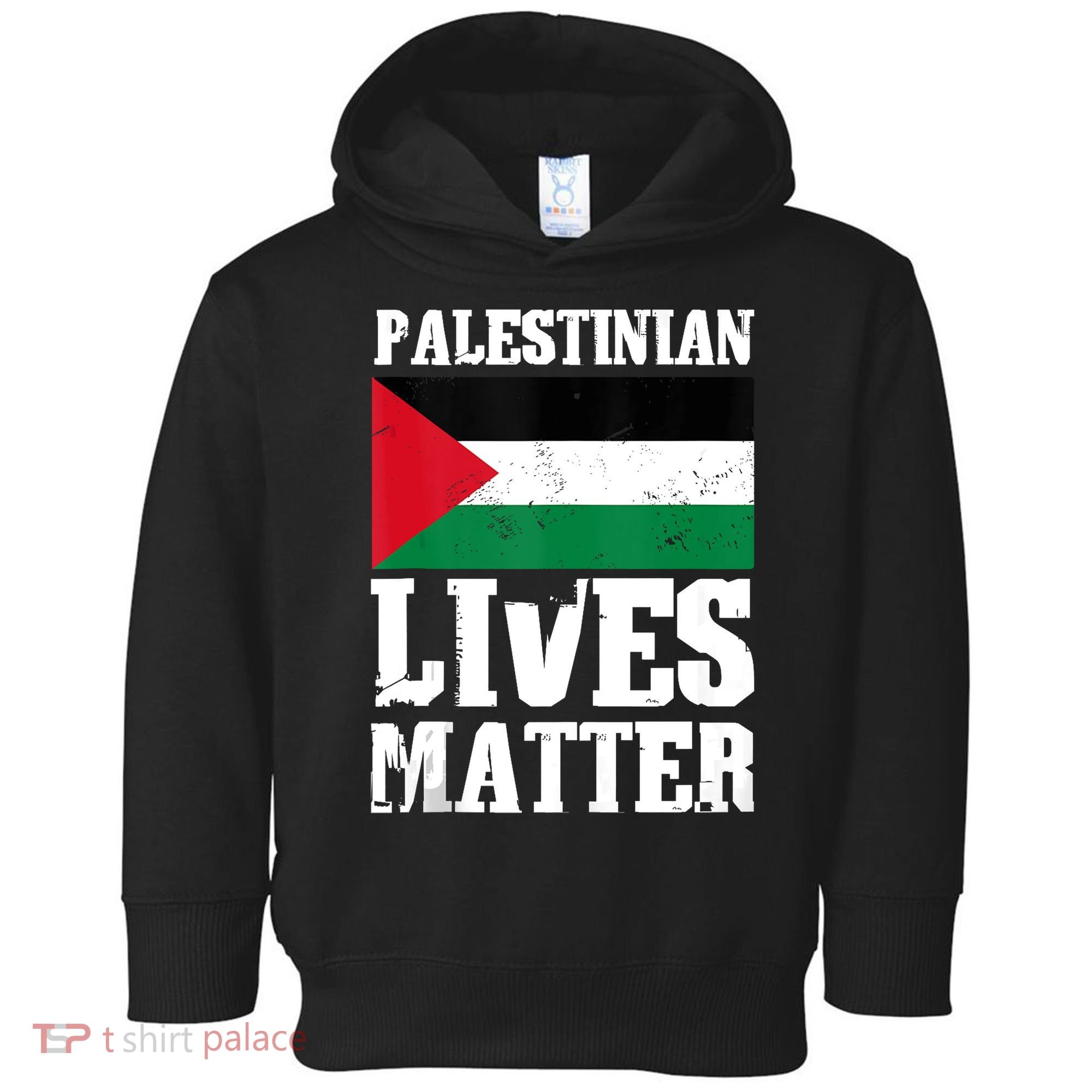 Palestinian Lives Matter Freedom Peace Palestine Flag Toddler Hoodie