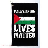 Palestinian Lives Matter Freedom Peace Palestine Flag Golf Towel thumb 0