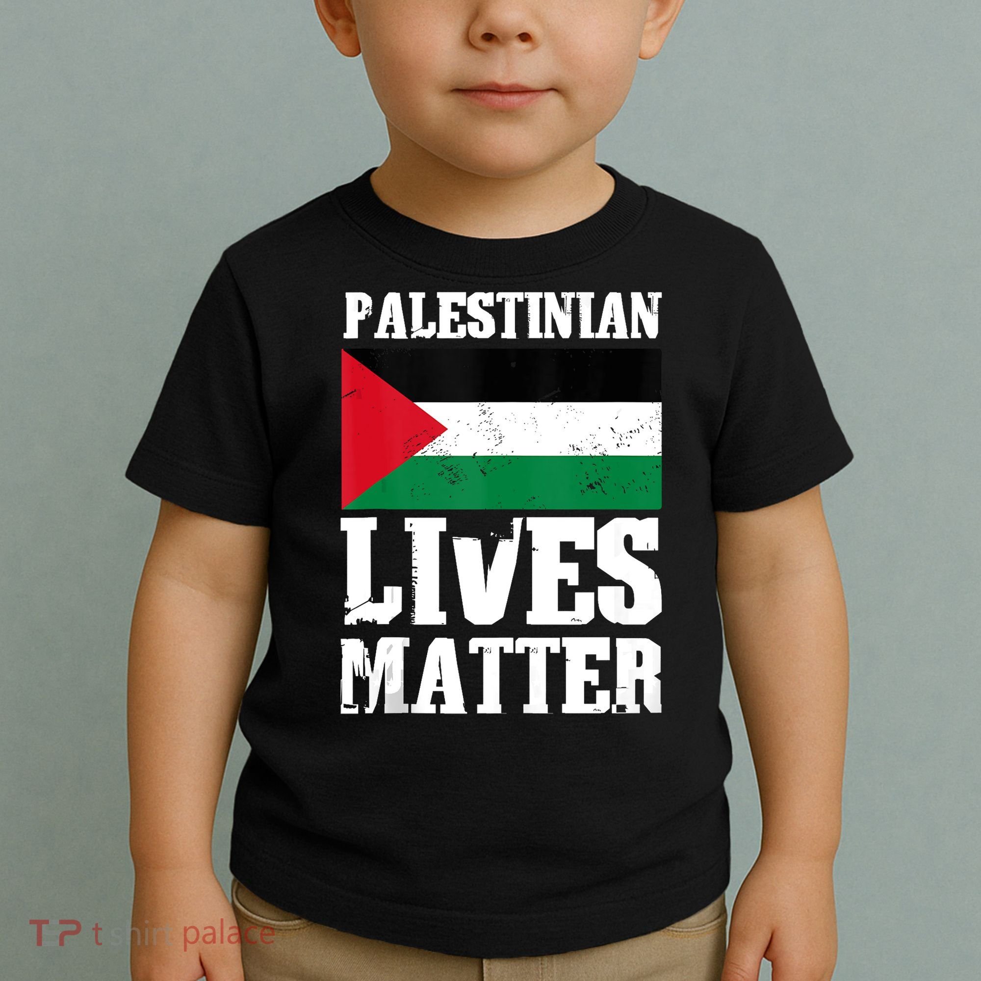 Palestinian Lives Matter Freedom Peace Palestine Flag Toddler T-Shirt