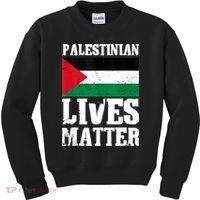 Palestinian Lives Matter Freedom Peace Palestine Flag Kids Sweatshirt thumb 0
