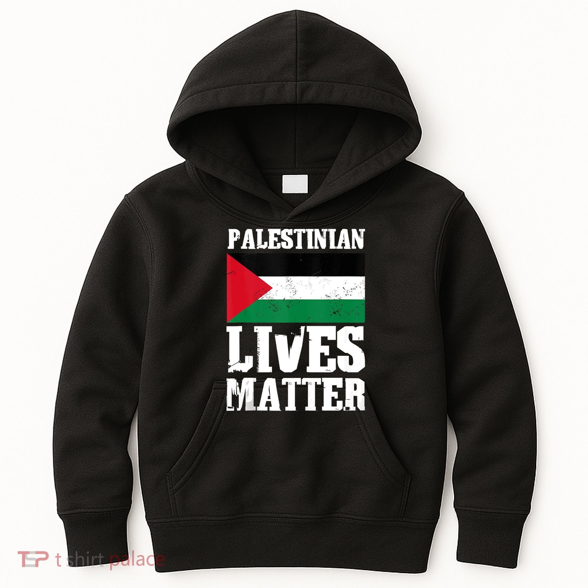 Palestinian Lives Matter Freedom Peace Palestine Flag Kids Hoodie
