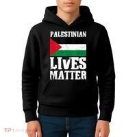 Palestinian Lives Matter Freedom Peace Palestine Flag Kids Hoodie thumb 4