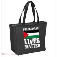 Palestinian Lives Matter Freedom Peace Palestine Flag Tote Bag thumb 2