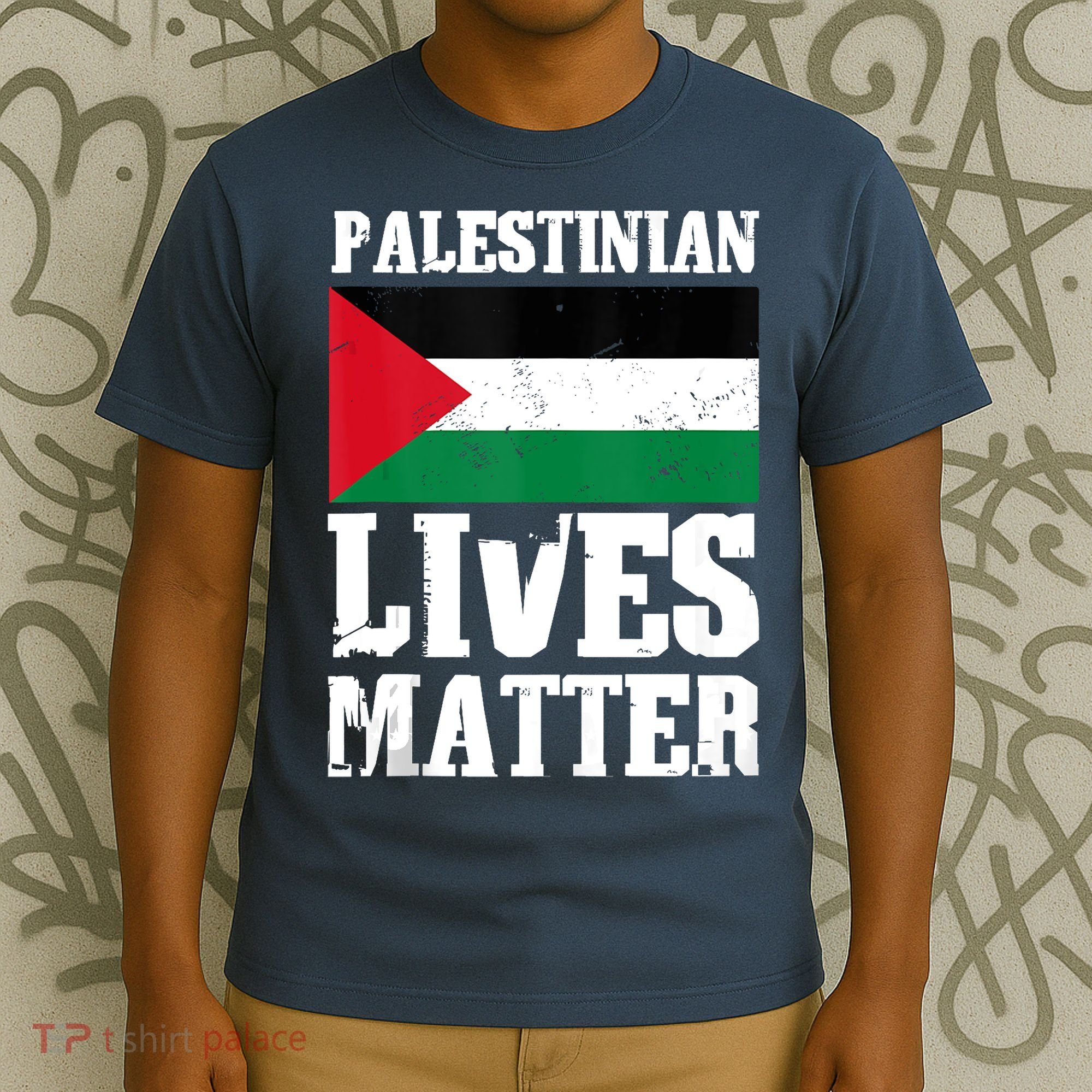 Palestinian Lives Matter Freedom Peace Palestine Flag T-Shirt