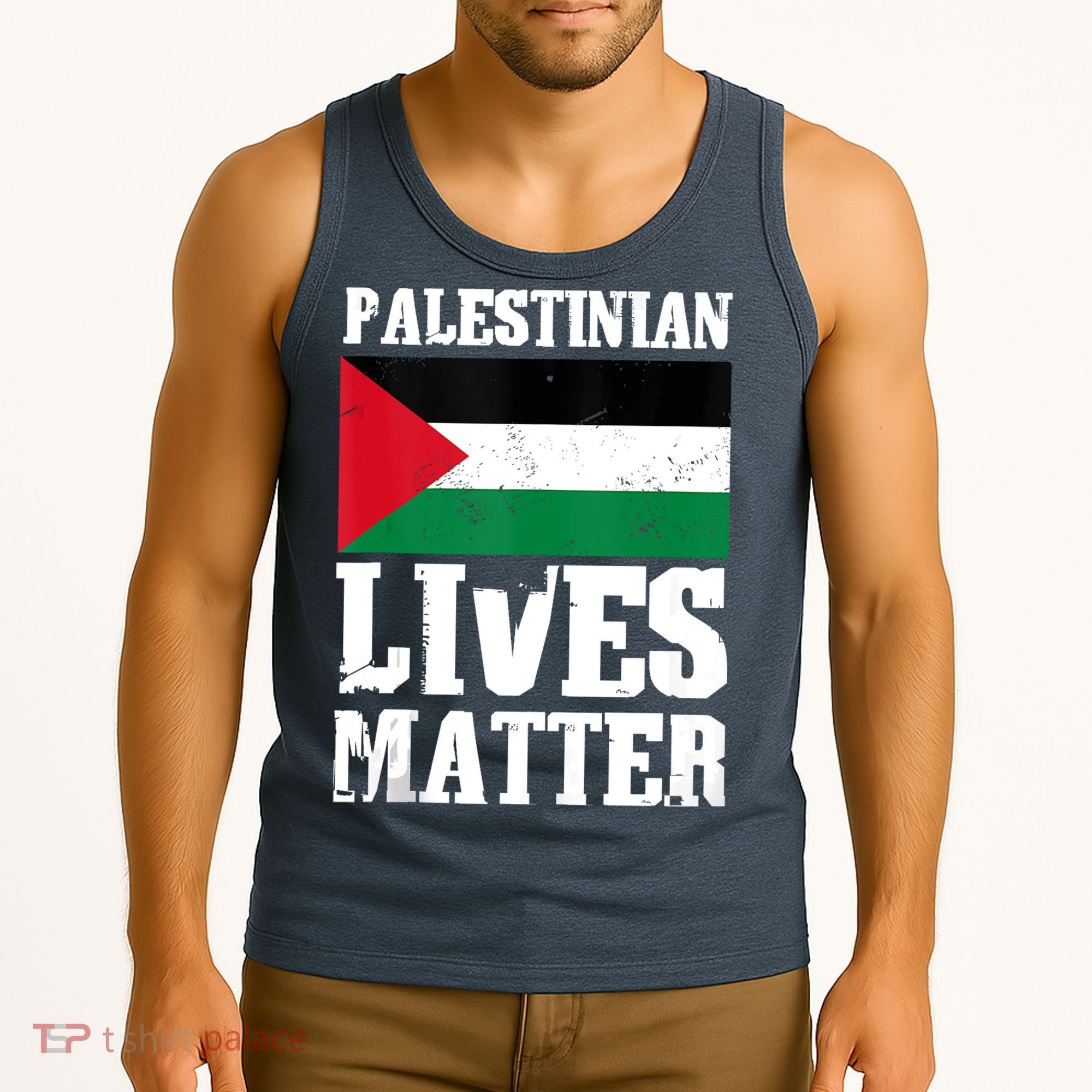 Palestinian Lives Matter Freedom Peace Palestine Flag Tank Top