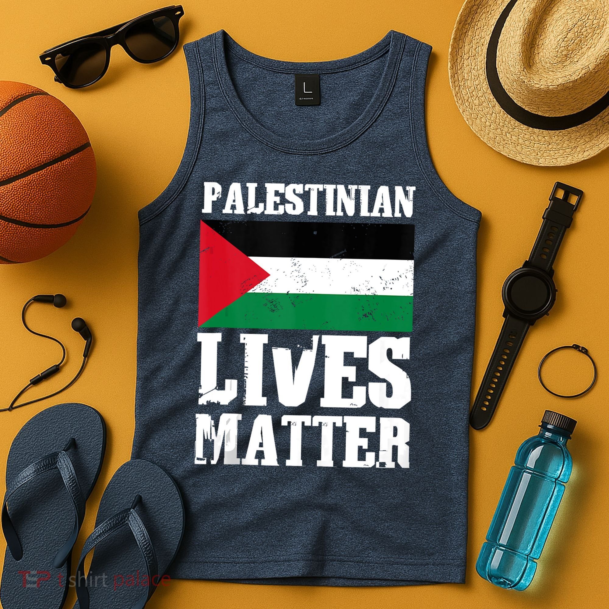 Palestinian Lives Matter Freedom Peace Palestine Flag Tank Top