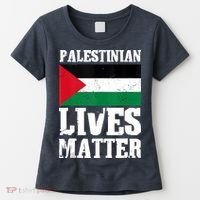Palestinian Lives Matter Freedom Peace Palestine Flag Women's T-Shirt thumb 0